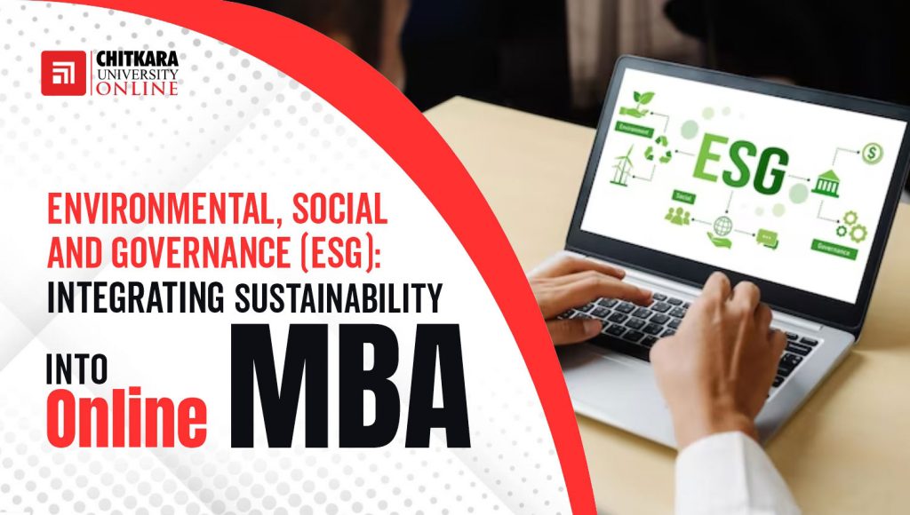 ESG: Integrating Sustainability Into Online MBA Programs