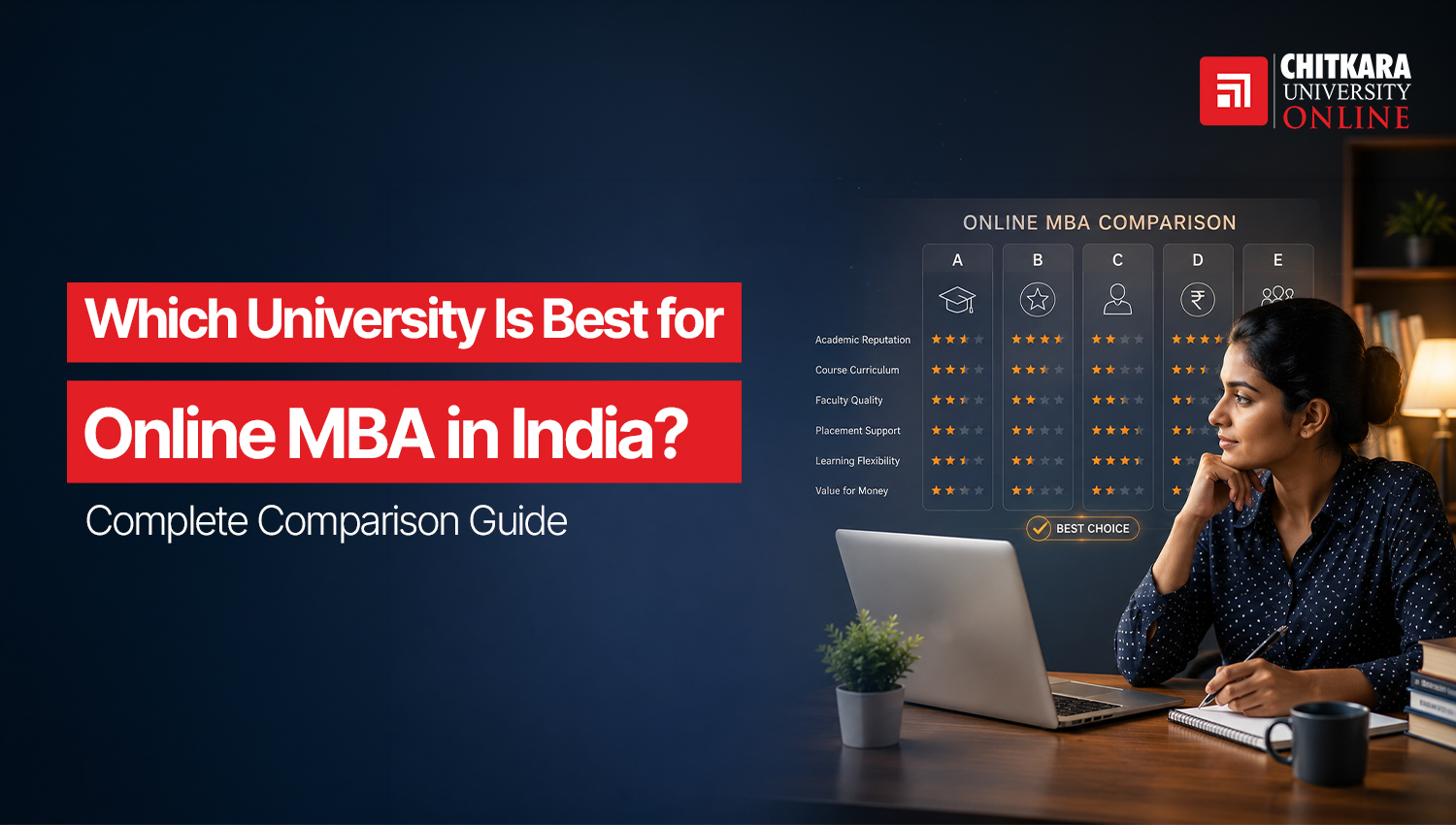 Which University Is Best for Online MBA in India ChitkaraU Online